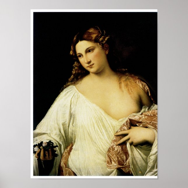 Flora, by Titian Poster (Front)