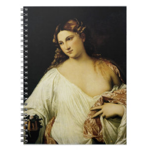 Flora, by Titian Spiral Notebook