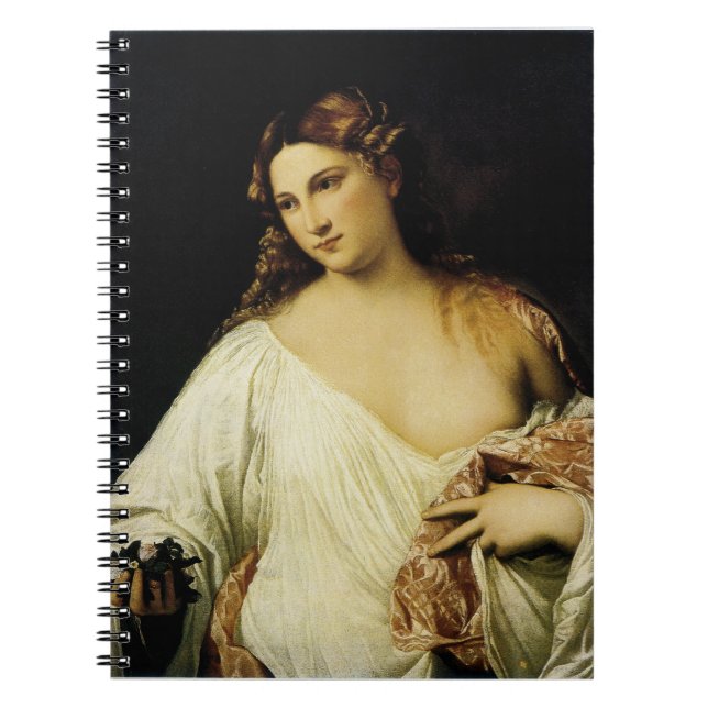 Flora, by Titian Spiral Notebook (Front)