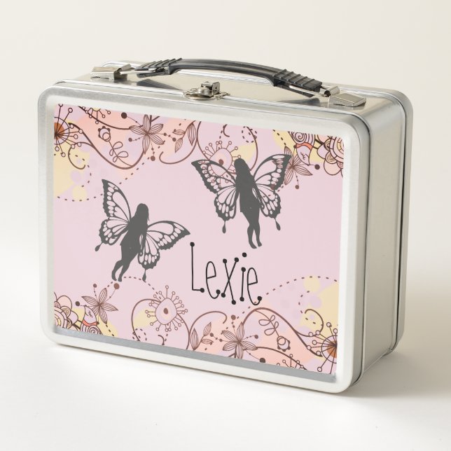 Flora Fantasy Fairies  Metal Lunch Box (Front)