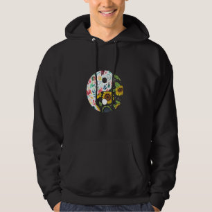 Flora Fauna Yin Yang Buddhism Flowers Insects Bala Hoodie