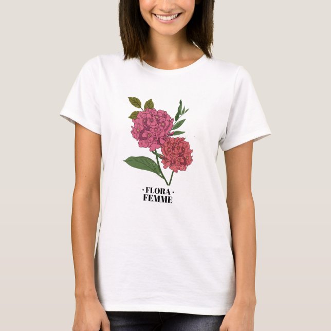 Flora Femme women botanists T-Shirt (Front)