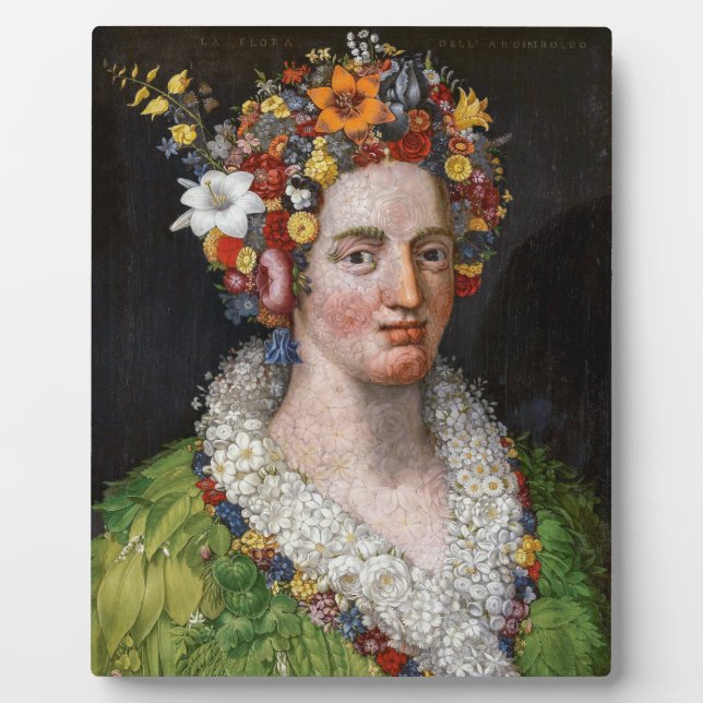 Flora | Giuseppe Arcimboldo | Plaque (Front)
