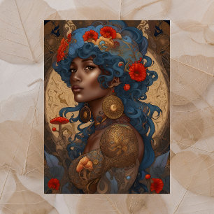 Flora Goddess, Postcrossing Postcard