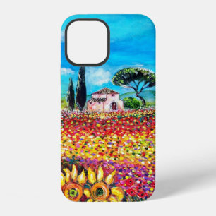 FLORA IN TUSCANY/ Fields ,Poppies and Sunflowers C iPhone 12 Case