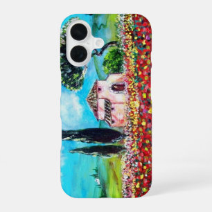 FLORA IN TUSCANY/ Fields ,Poppies and Sunflowers iPhone 16 Case