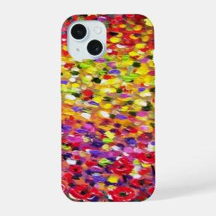 FLORA IN TUSCANY Flower Field Poppies particular iPhone 15 Case