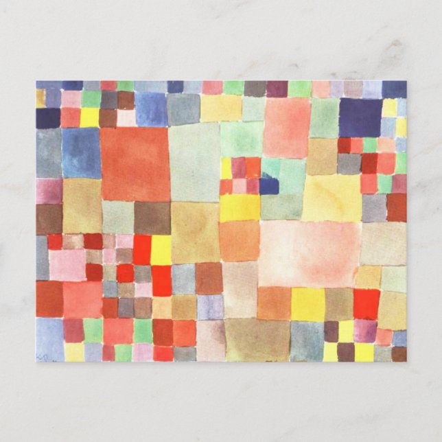 Flora on Sand by Paul Klee Postcard (Front)