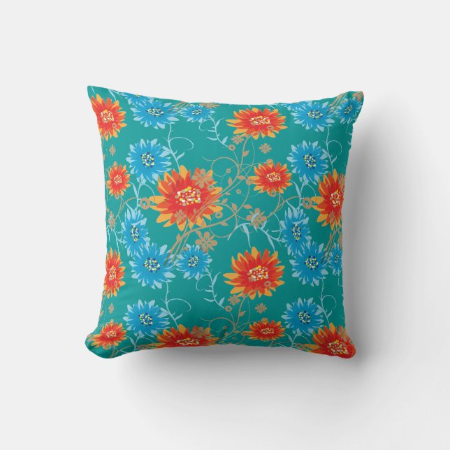 Flora patterns cushion (Front)