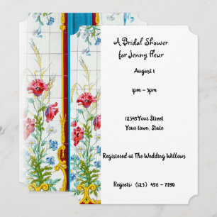 Flora Poppies, Poppy Bridal Shower Invitation