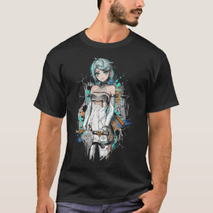 Flora Seed ZZZ White Scooter Demon T-Shirt