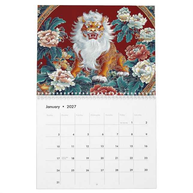 FloraDynasty Calendar (Jan 2027)