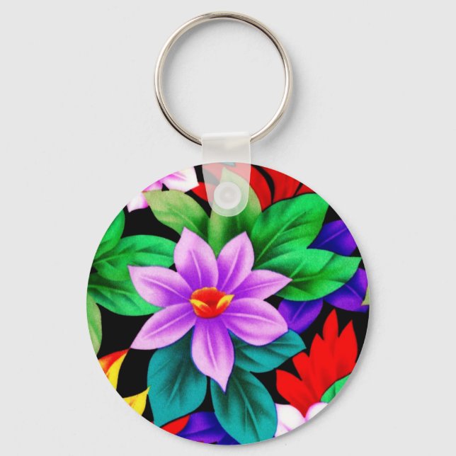 Floral2 Key Ring (Front)