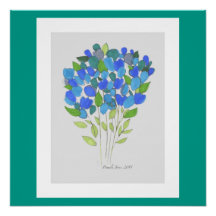 Floral #02 20" x 20" Perfect Poster