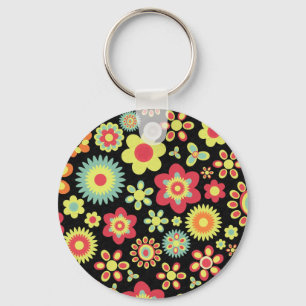 Floral 100113 key ring