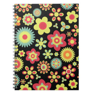 Floral 100113 spiral notebook