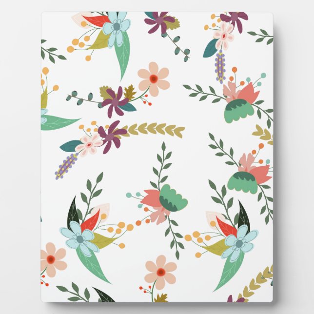 Floral 10 plaque (Front)