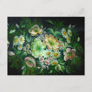 Floral 2012 Pocket Calendar Postcard