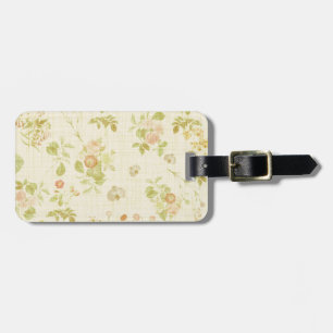 Floral 2 luggage tag