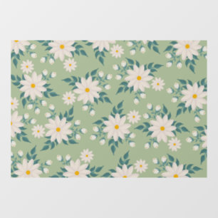 Floral 40" * 28" Window Cling