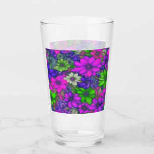 Floral Abstract #55 Glass