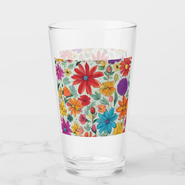 Floral Abstract #65  Glass (Front)