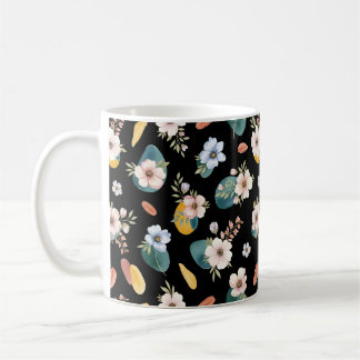 Floral Abstract Seamless Design Coffee Mug