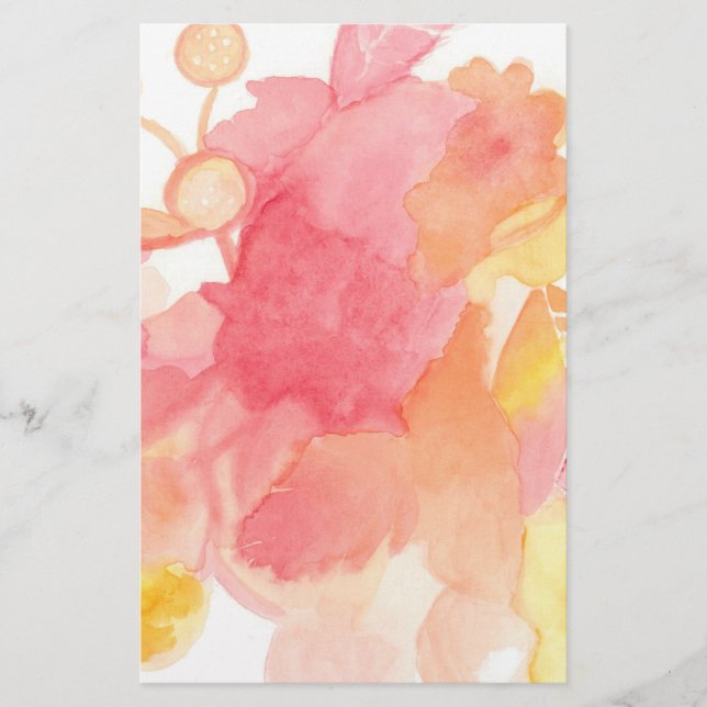 Floral Abstract Stationary Stationery (Front)