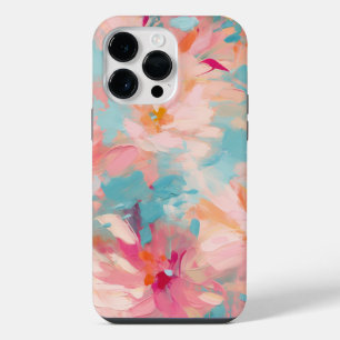 Floral Abstract Vibrant Artistic iPhone 14 Pro Max Case