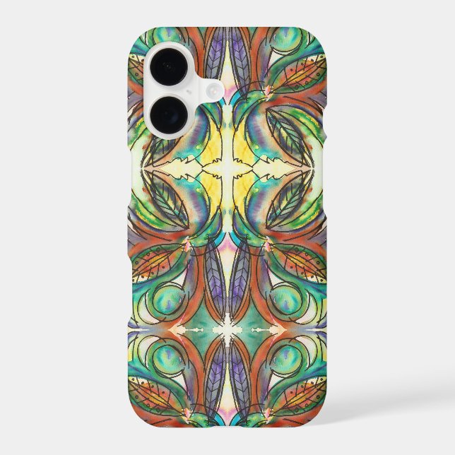 Floral-Abstract Watercolor Pattern (Back)