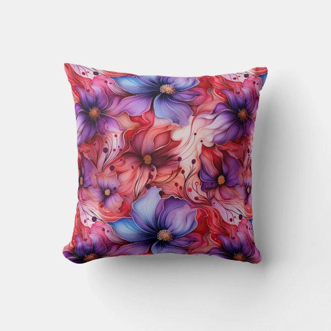 Floral Accent Pillow  (Front)