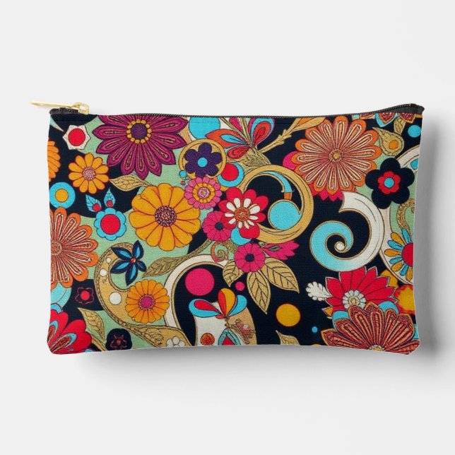 Floral Accessory Pouch (Front)