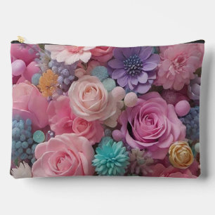 Floral Accessory Pouch