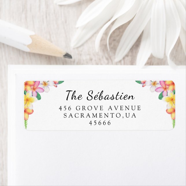 Floral | Address labels (Insitu)