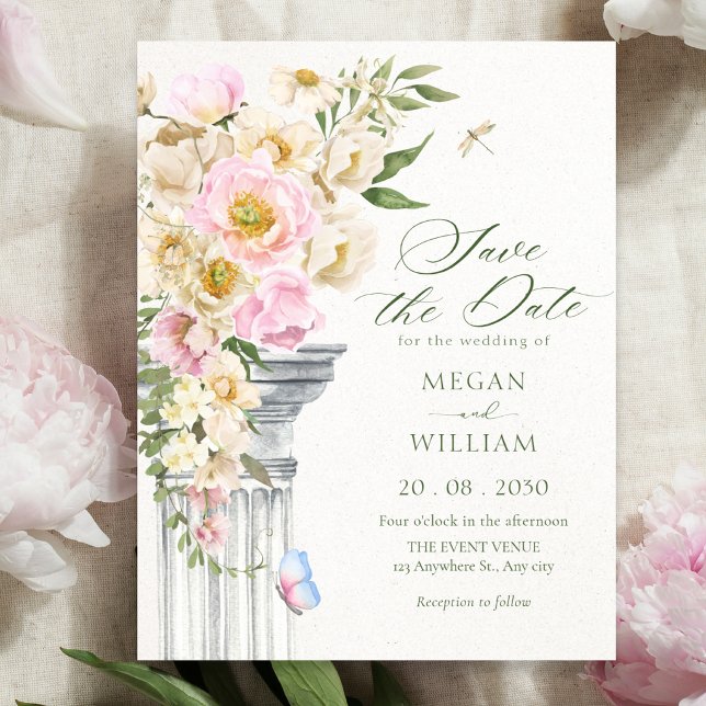 Floral aesthetic  save the date (Creator Uploaded)