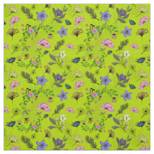 Floral Again Design Fabric