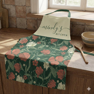 Floral All-Over Print Apron