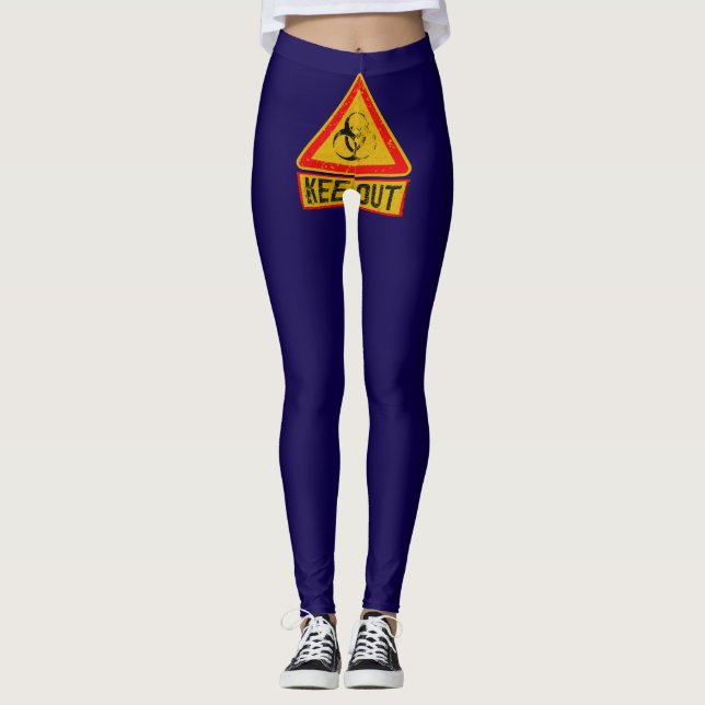 Floral All-Over Print Leggings (Front)