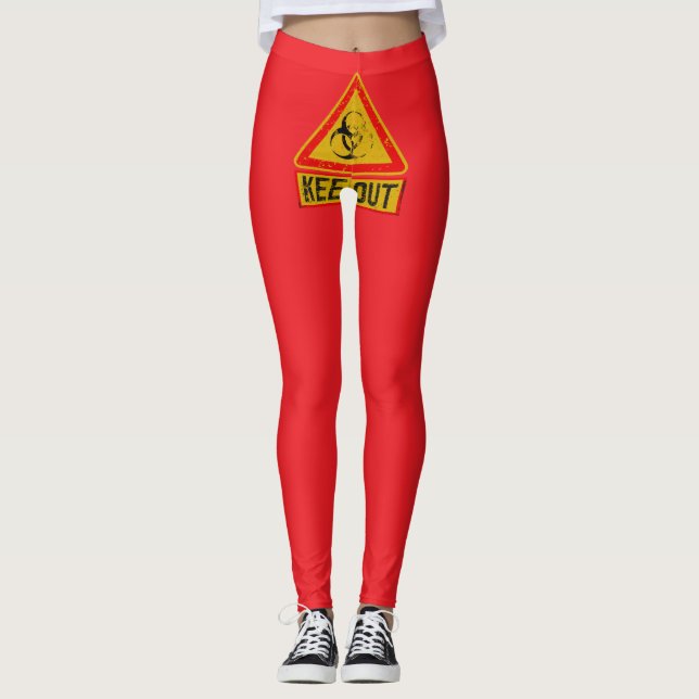 Floral All-Over Print Leggings (Front)