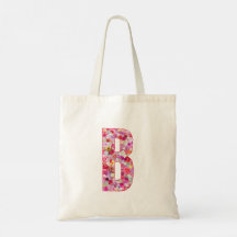 Floral Alphabet Letter B