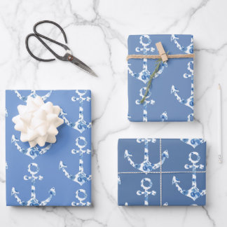 Floral Anchor Wrapping Sheets
