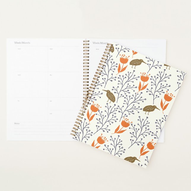 Floral and Bird Pattern Nature Inspired Planner (Creator Uploaded)