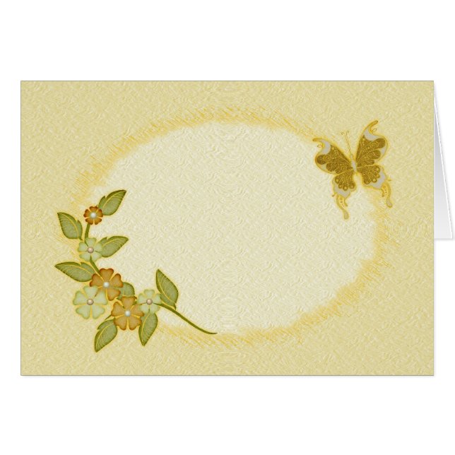 Floral and Butterfly (Front Horizontal)