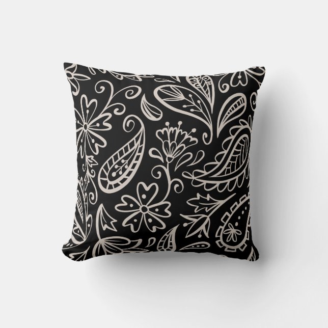 Floral And Glamour Seamless Pattern Modern Cute Cushion (Front)