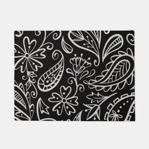 Floral And Glamour Seamless Pattern Modern Cute Doormat