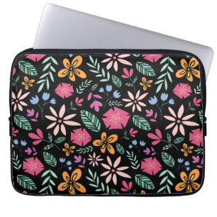 Floral And Glamour Seamless Pattern Natural    Laptop Sleeve