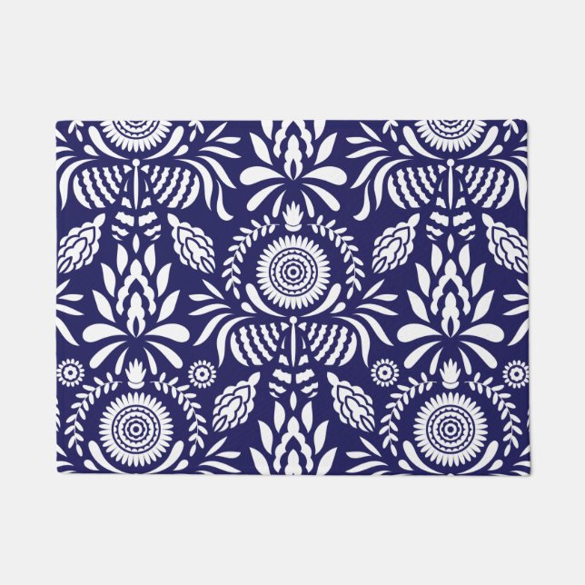 Floral And Glamour Seamless Pattern So Cute  Doormat (Front)
