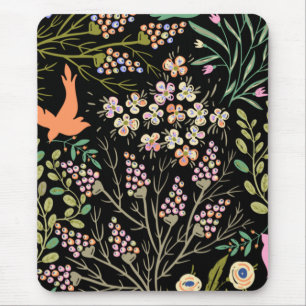 Floral And Glamour Seamless Pattern Summer Colour Mouse Pad