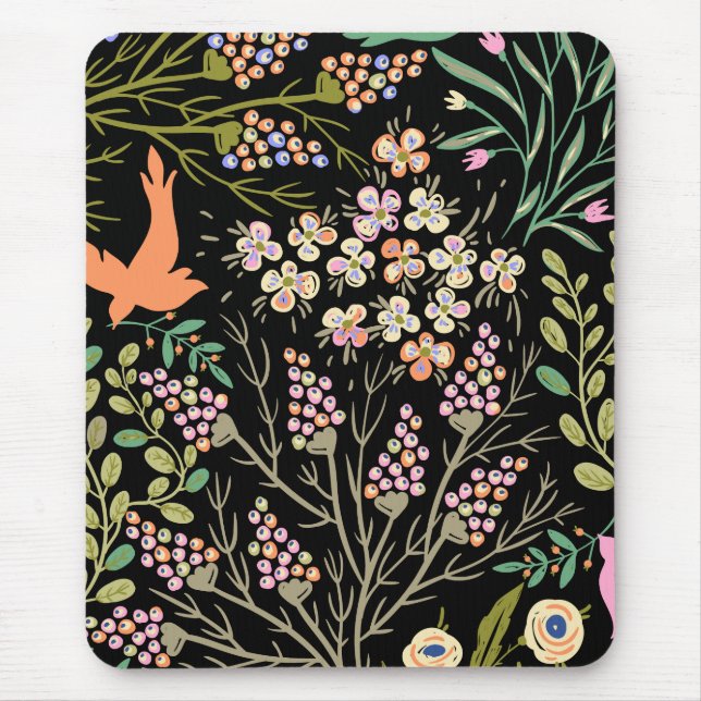 Floral And Glamour Seamless Pattern Summer Colour  Mouse Pad (Front)