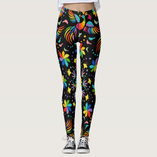 Floral And Glamour Seamless Pattern Summer Leggings